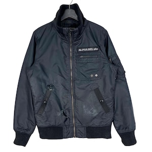 Alpha Industries Bomber Jacket Black Size M