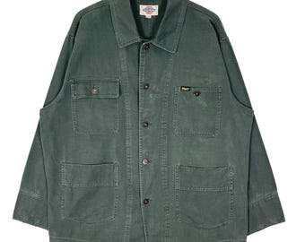 Vintage Gap Denim Jeans Worker Jacket Four Pocket Workwear Style Vintage Gap Denim Jeans Worker Jacket Four Pocket Workwear Style