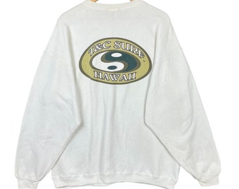 90s T＆C surf boards sweatshirt navy Vintage 90's T&C Surfboard Hawaii Sweatshirt Crewneck