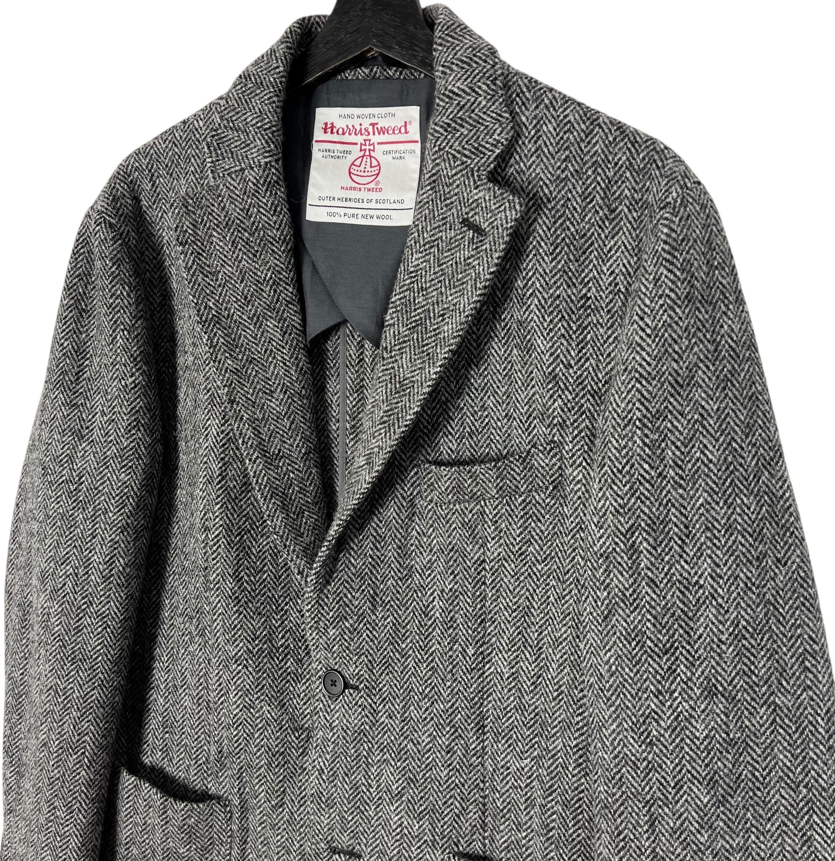 Harris Tweed X Rosso Urban Research Herringbone Tweed Women Blazer