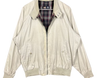 90's UK Harrington Jacket ハリントンジャケット Vintage 90s Lonsdale England Harrington Jacket Casual Hype blue L