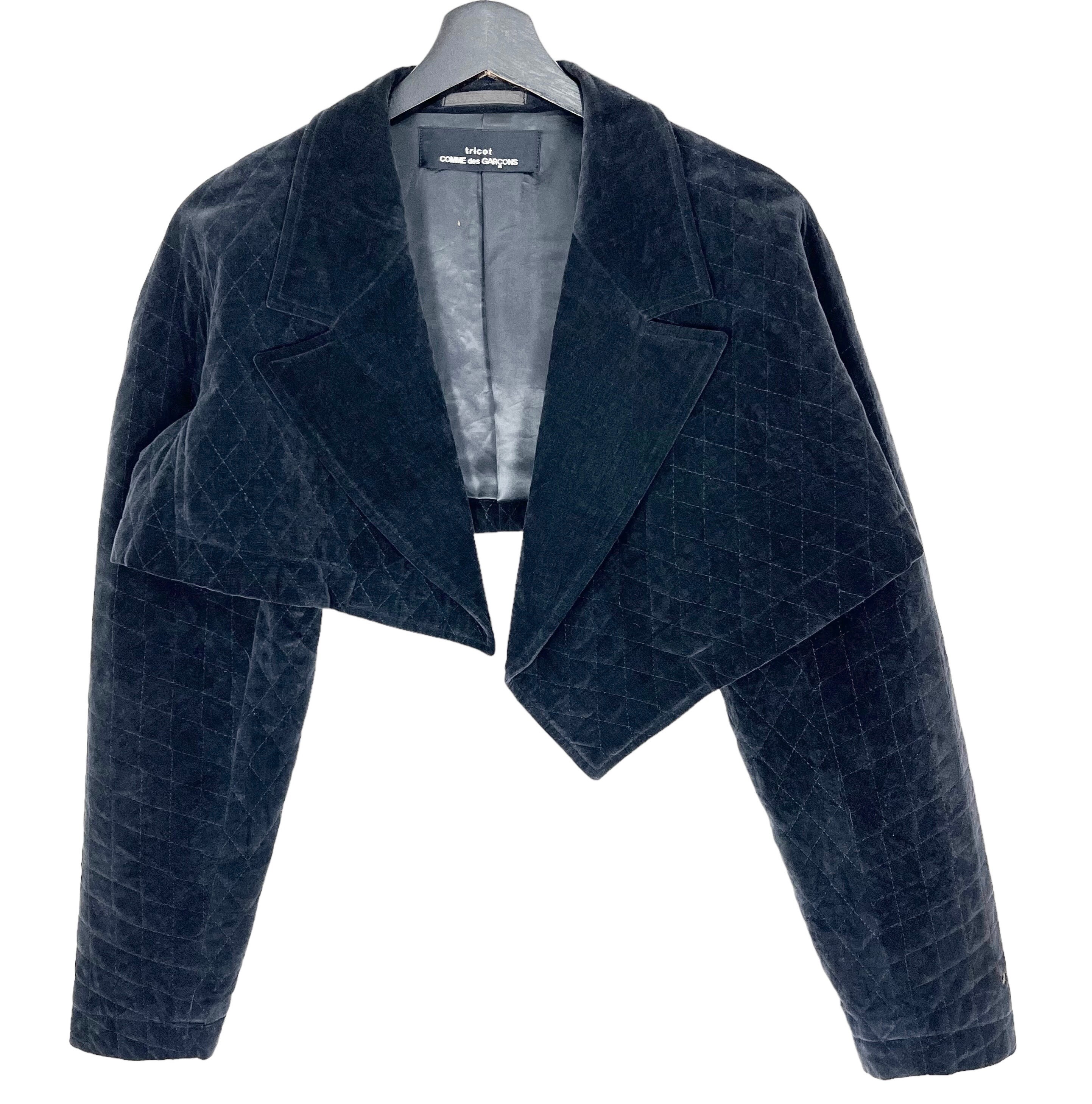 Vintage 1988 CDG Comme Des Garçons Tricot Asymmetrical Cropped