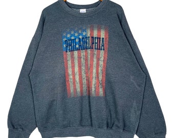 90s Streetwear Womens 2XL Faded Christmas Jingle Bell Rock Sweatshirt USA Streetwear Christmas Sweatshirt Jingle Bell Rock Sweatshirt USA Etsy