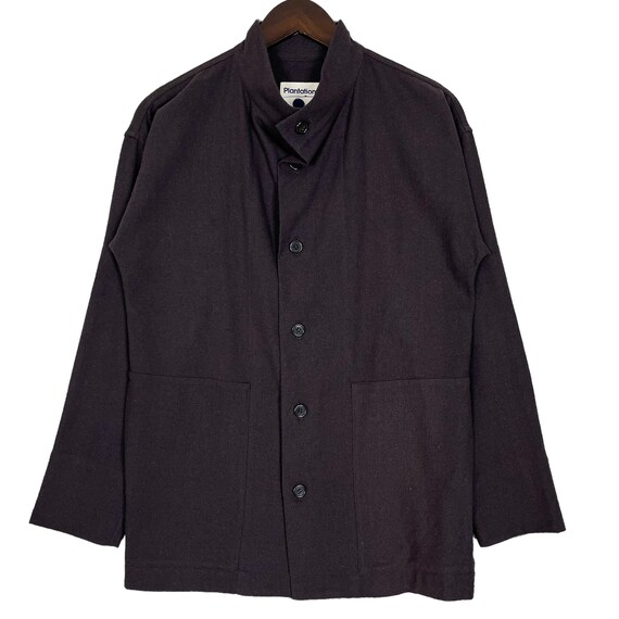 ジャケット・アウター Plantation ISSEY MIYAKE down coat Issey Miyake Plantation Green Long Rain Coat Unisex Jacket