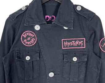 Hysteric Glamour Destroy All Monsters Field Jacket Women Punk