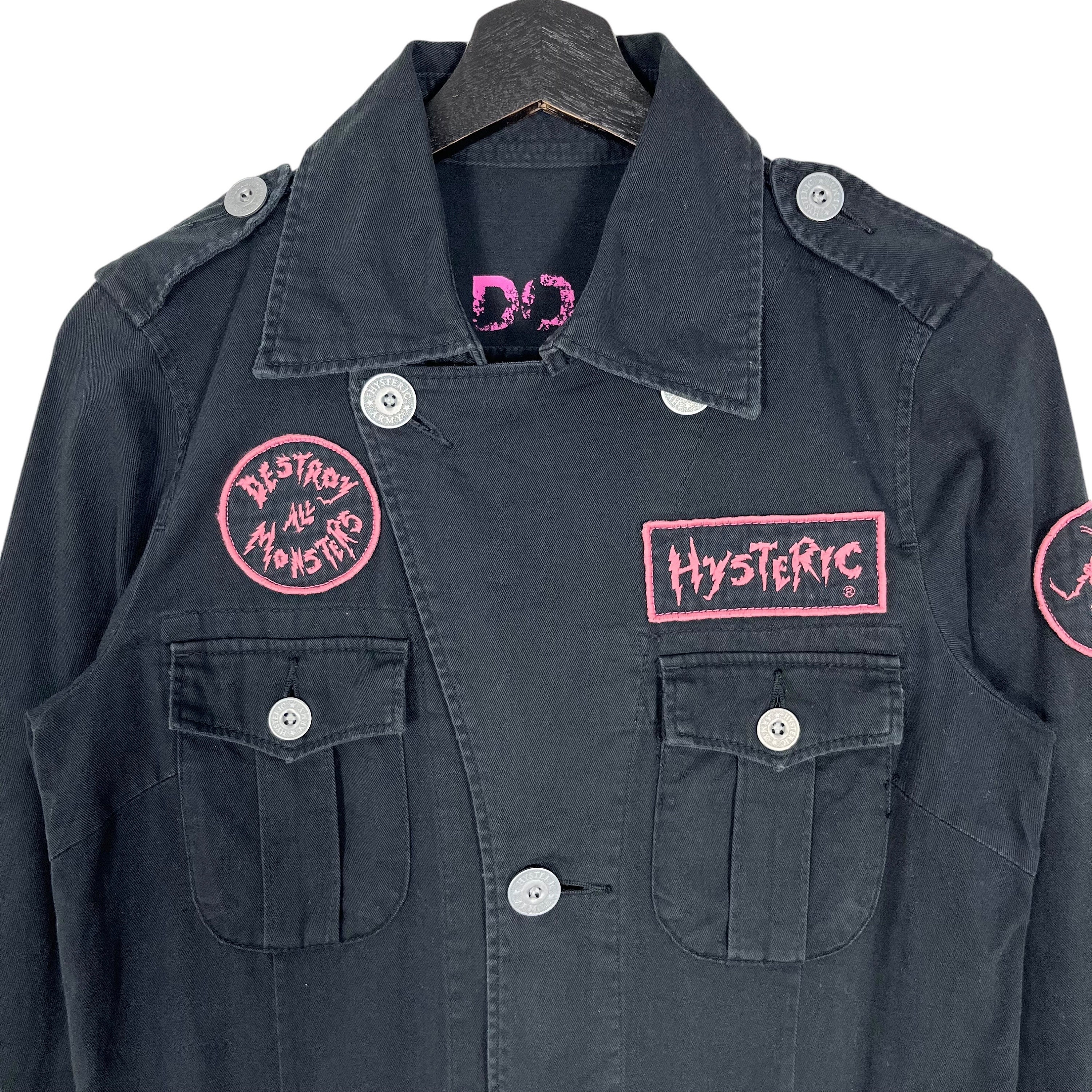 Hysteric Glamour Destroy All Monsters Field Jacket Women Punk
