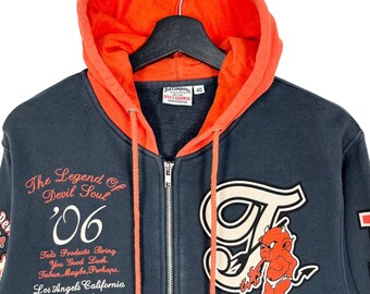 Tedman's Ted Company Zipper Hoodie Lucky Devil Teddy's Division