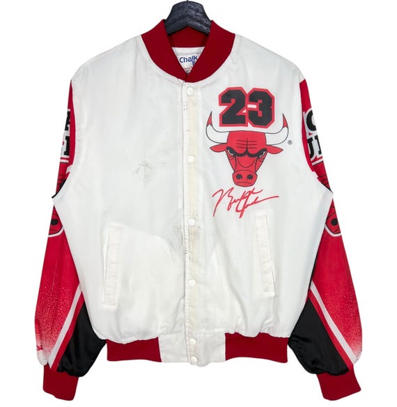 Vintage Chalk Jordan Chicago Chalk Line Jordan Jacket Vintage 80s