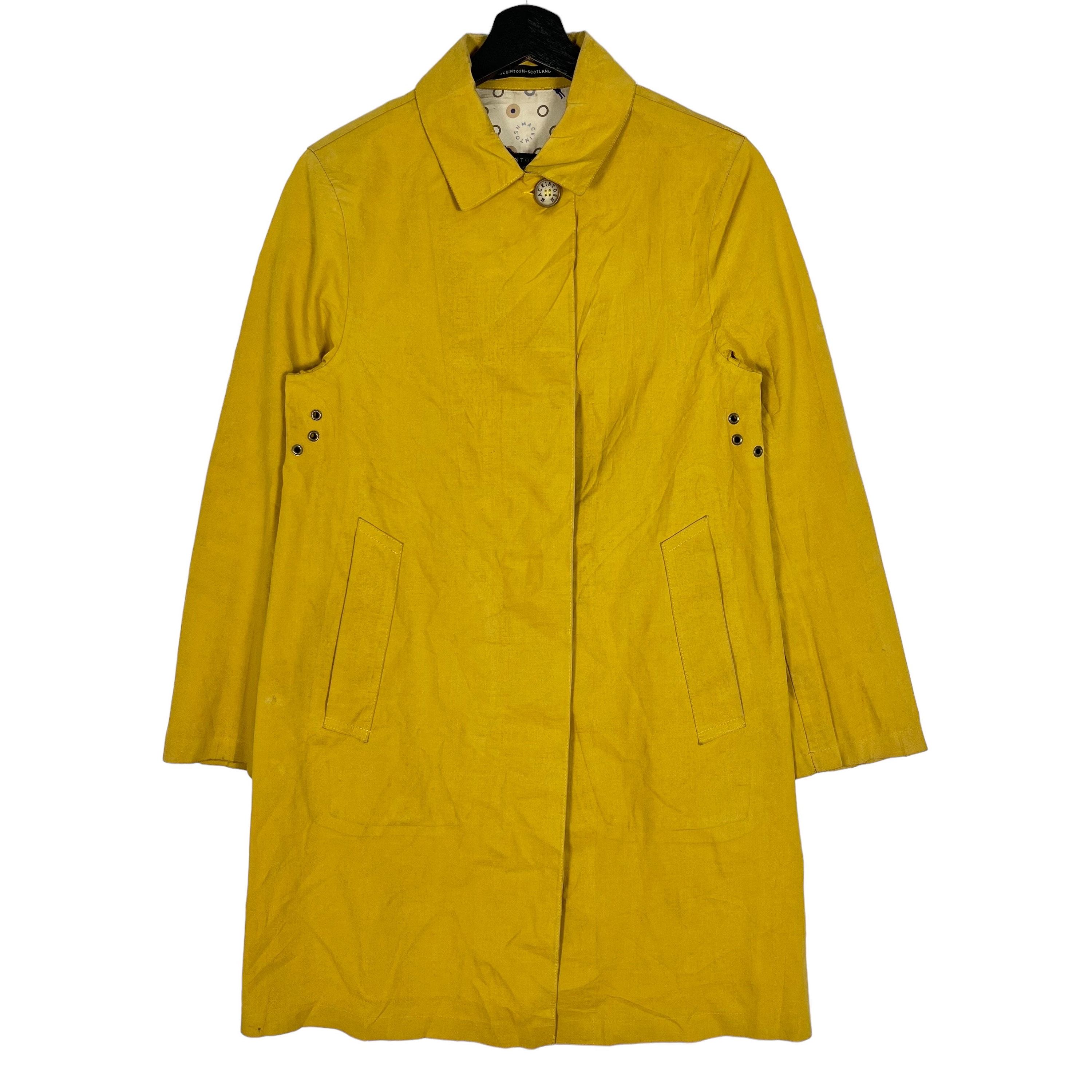 Mackintosh Yellow Rubber Coat ASCOT Weathervain