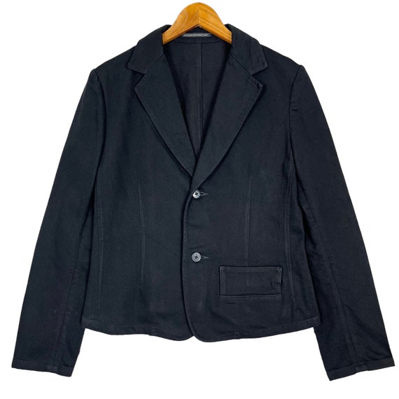 Yohji Yamamoto Noir Single Pocket Japanese Designer Cashmere