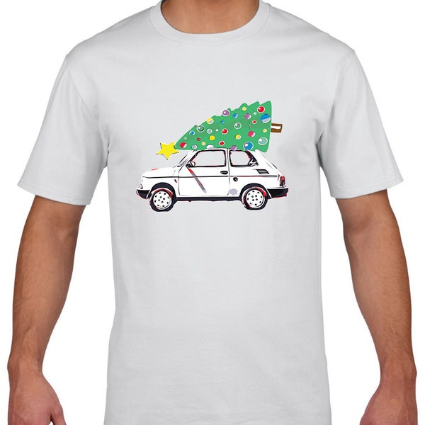 Christmas Fiat 126 P T-shirt Version 1