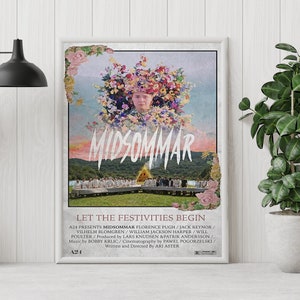 Midsommar Poster - Ari Aster - Minimalist Movie Poster - Vintage Retro Art Print - Custom Poster - Wall Art Print - Home Decor - Gift