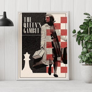 The Queen's Gambit Art Print Beth Harmon Room Decor -  Norway