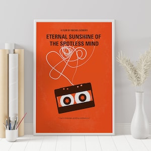 Eternal Sunshine of the Spotless Mind - Minimalist Movie Poster - Vintage Retro Art Print - Custom Poster - Wall Art Print - Home decor