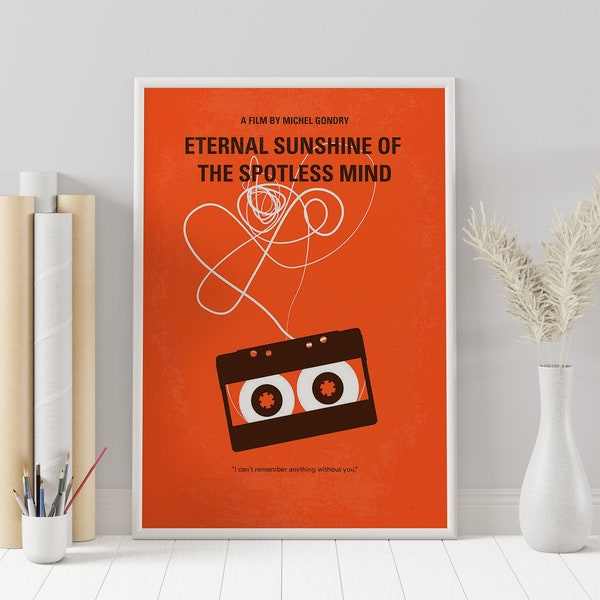 Eternal Sunshine of the Spotless Mind - Minimalist Movie Poster - Vintage Retro Art Print - Custom Poster - Wall Art Print - Home decor