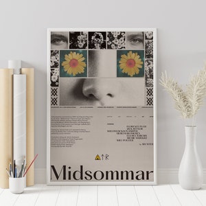 Midsommar Poster - Midsommar - Ari Aster - Minimalist Movie Poster - Vintage Retro Art Print - Custom Poster - Wall Art Print - Home decor