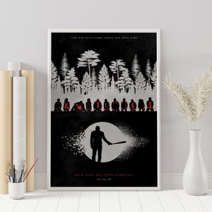 The Walking Dead Poster - TWD - Rick Grimes - Minimalist Tv Series Poster - Vintage Retro Print - Custom Poster - Wall Art Print, Home Decor