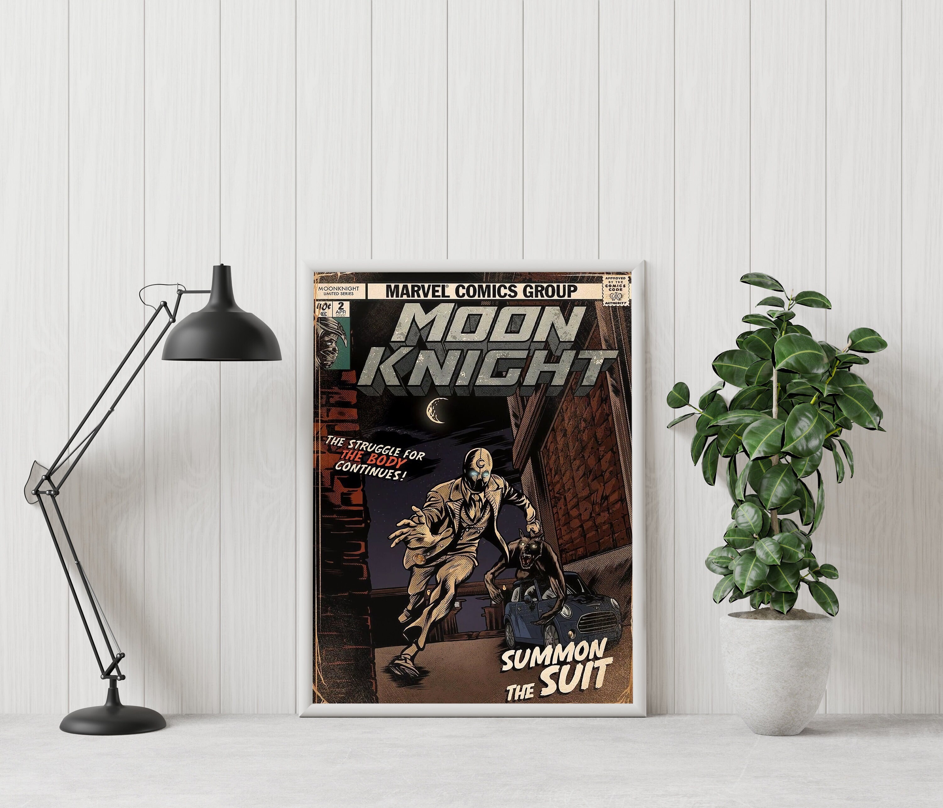 Art print Moon Knight - Lunar Cycle 30x40cm with / without frame by Star  Wars from 16.34 €