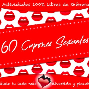 Sex Coupons | Anniversary Gift | Printable Sex Vouchers | Naughty Valentine Gift | Sex Coupons Spanish | Enamorados | Regalo parejas Adultos