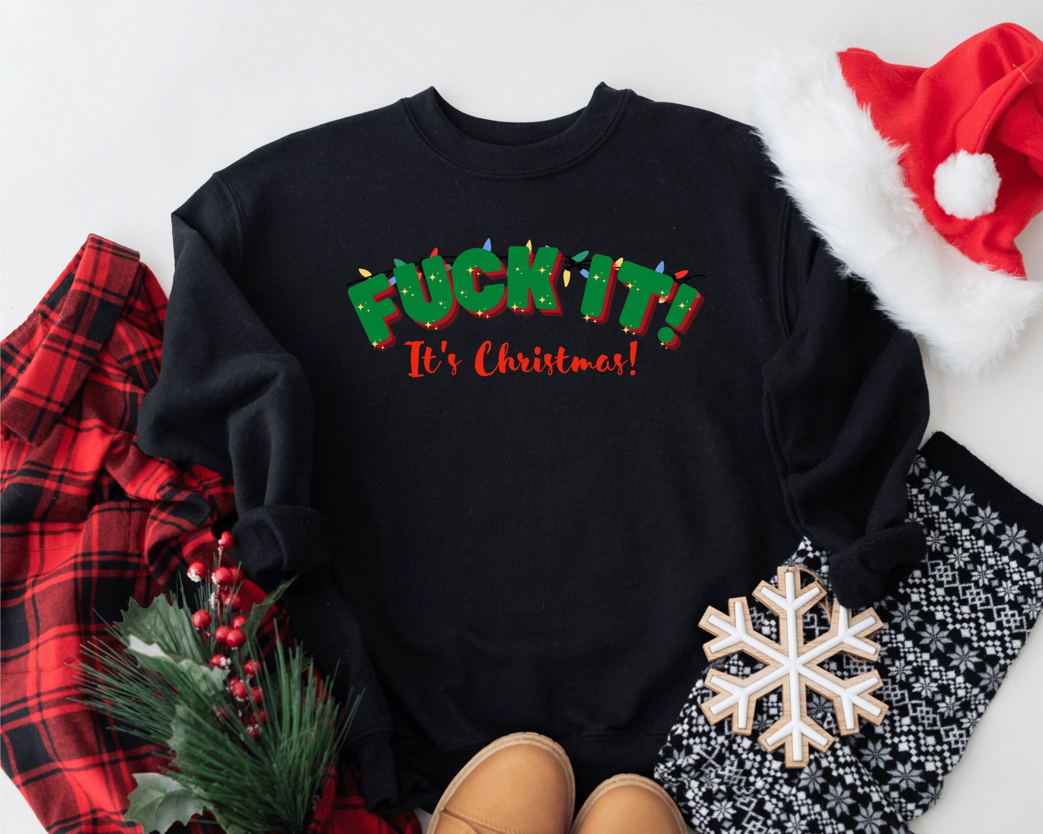 Front Fuck Off, Fuck You, Insulting Gifts, Rude Ornaments, Ugly Sweate –  Cute But Rude