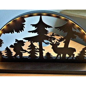 Small candle arch/candle arch made of coated aluminium