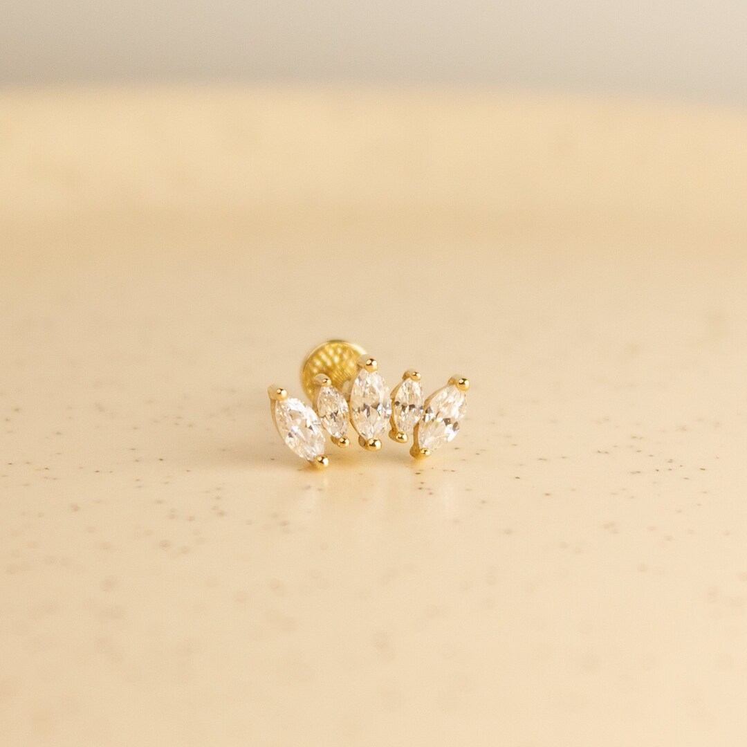 ANELLO DA UOMO In Oro Giallo Massiccio 14 Carati Con Smeraldo Verde