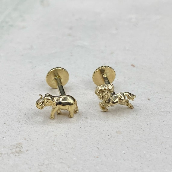 Elephant cartilage earring best sale
