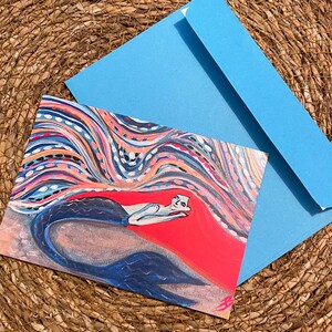 Carte imprimée Alimède et son enveloppe