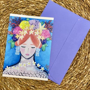 Carte imprimée Mare et son enveloppe
