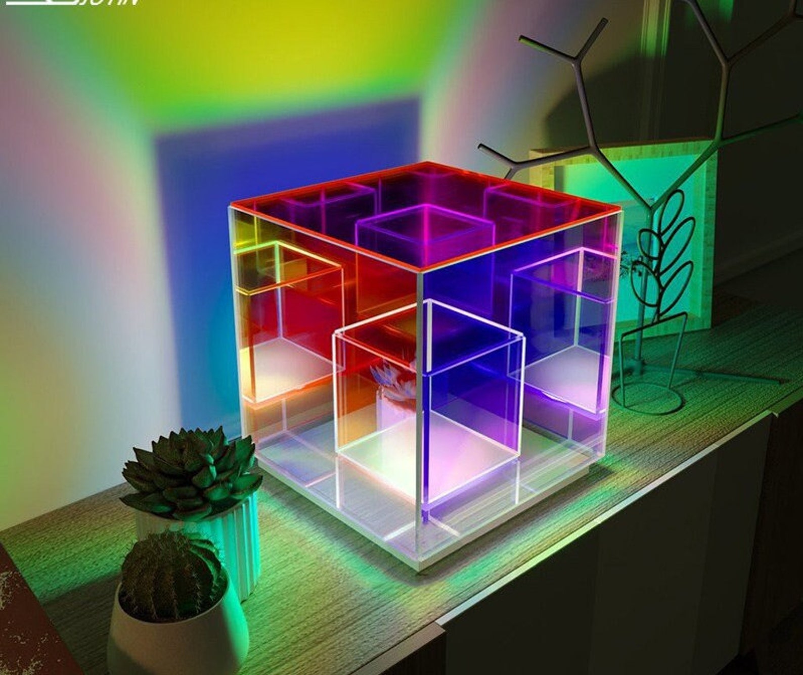 Infinity LED Cubeendless Lighting Experience Endless Etsy