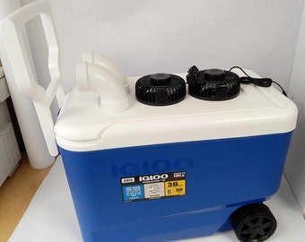 CHILL OUT! Swamp Cooler 38 Qt Portable Air Conditioner Speed USB