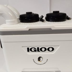 25 Quart Portable Swamp Cooler with Dual USB Fans