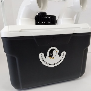 CHILL OUT! Swamp Cooler 10 qt Portable Air Conditioner 3 Speed USB Fan