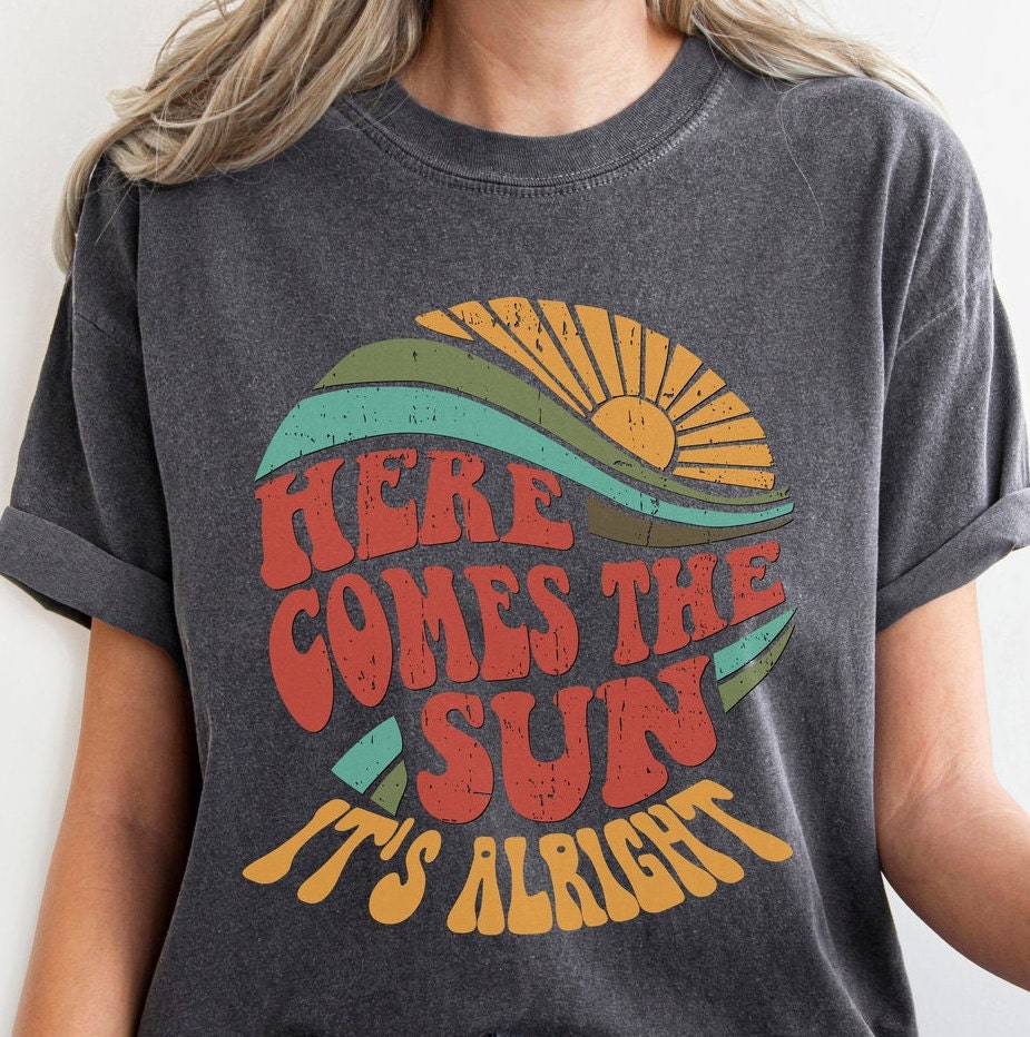 Beatles Here Comes the Sun T Shirt - Etsy