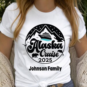 Personalized Alaska Cruise Shirt, Matching Family Alaska Cruise Shirt, Group Cruise Alaska Shirts, 2025 Alaska Cruise
