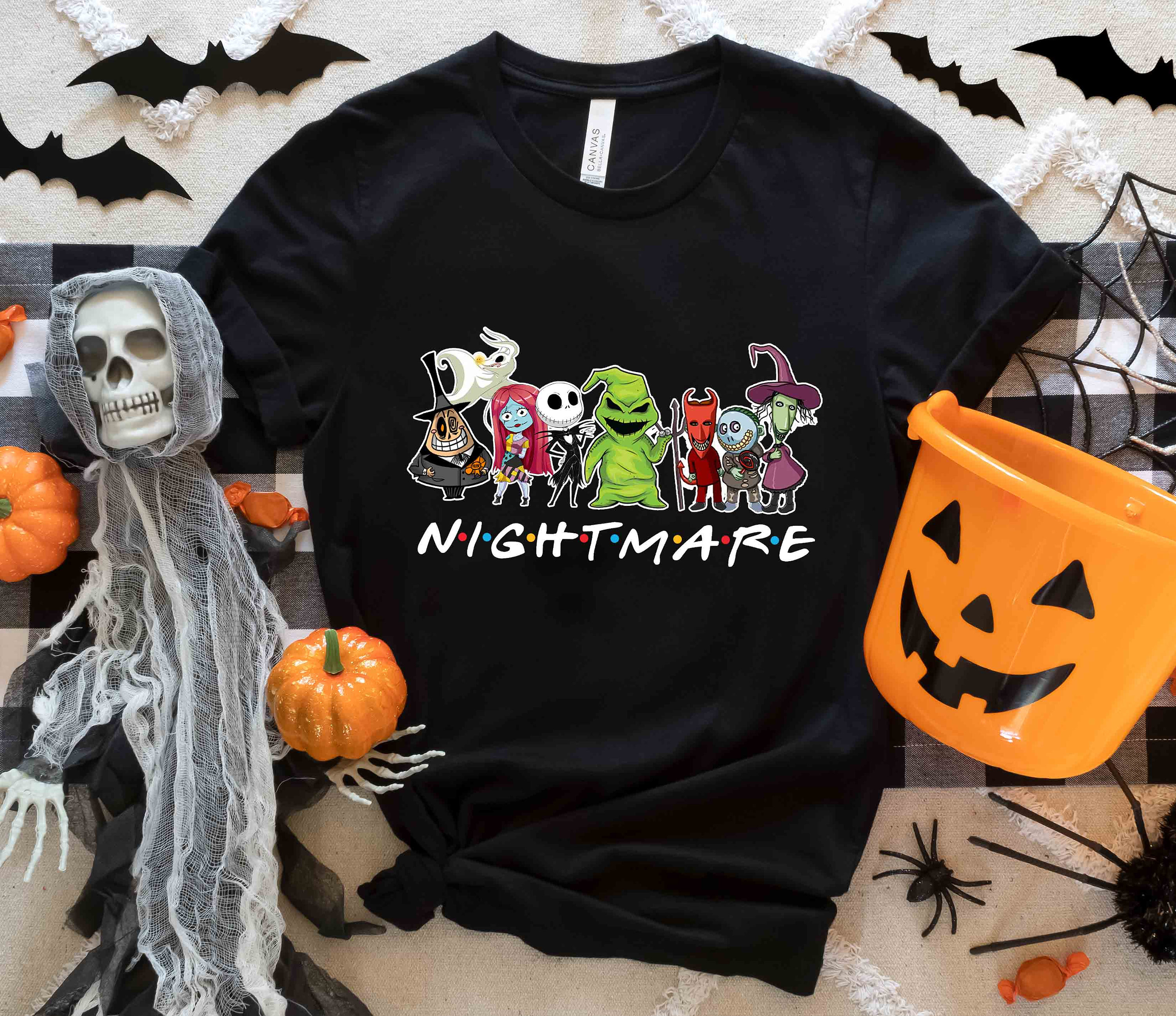 Discover Nightmare Before Christmas Friends T-Shirt