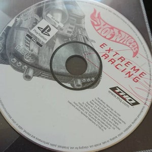 Hot Wheels Extreme Racing PS1 Game - disc only