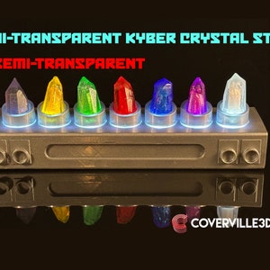 Kyber Crystal Light-Up Stand (enthält wiederaufladbares USB LED-Licht)