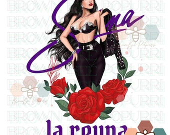 Selena Quintanilla PNG tejano rose Selena for DTF DTG or Sublimation como la flor digital print image