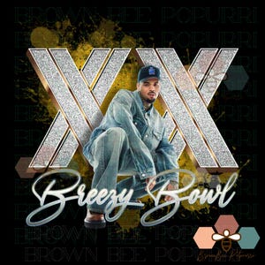 BREEZY bowl Chris Brown PNG for DTF sublimation digital print
