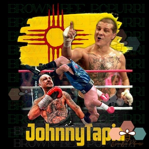 Johnny Tapia PNG DTF DTG Sublimation Digital Print Transfer Shirt Print Boxer