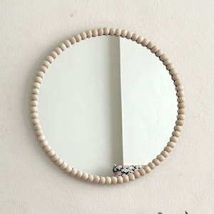 20&quot; Mirror Wall Decor, New Baby Room Decor, Home Decoration, Bead Mirror, Bedroom Decor, Christmas Gift, New Baby Gift, New Home Gift
