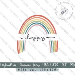 Rainbow Png, Rainbow Digital Design, Boho Rainbow Png, Cute Rainbow, Little Girl Design, Little Girl Rainbow Png, Hand Drawn Rainbow Design