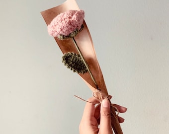 Crochet Handmade Rose Flower