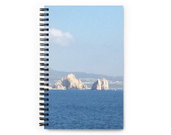 Cabo San Lucas Spiral Notebook - Blank Travel Lover Journal - Personal Gratitude Diary - Birding Logbook - Workout Record - Writer Workbook