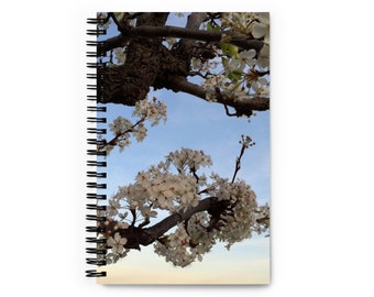 Spring Blossoms Spiral Notebook - Blank Nature Lover Journal - Personal Gratitude Diary - Birding Logbook - Workout Record - Writer Workbook