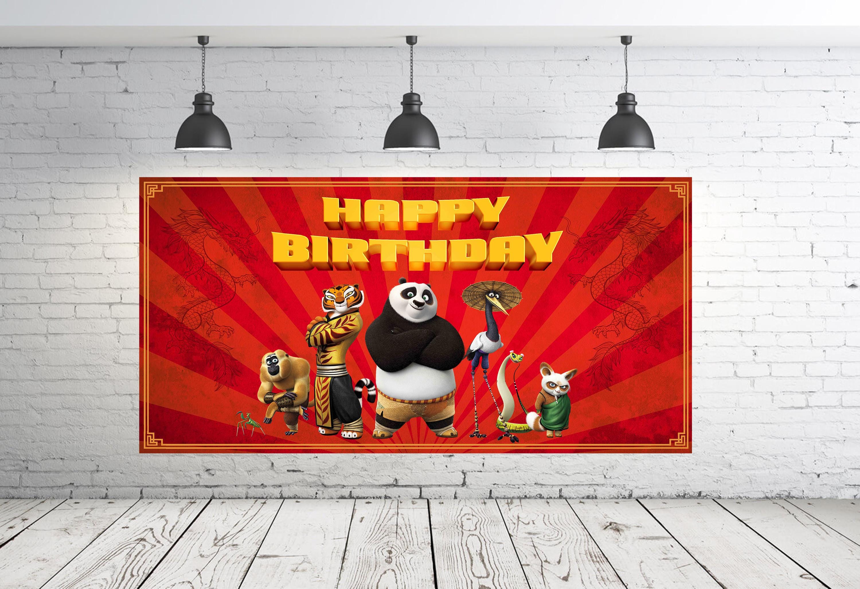 Kung Fu Panda Banner ~ DIGITAL FILE ~ - Etsy