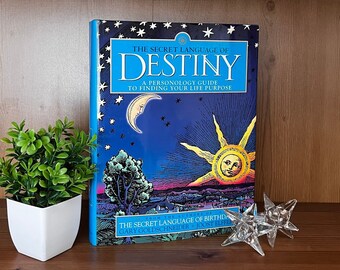 Coffee Table Book Vintage Decor Karma Destiny Life Purpose Coffeetable Books Horoscope Astrology Reading Gift LIfe Purpose Zodiac Sign Book