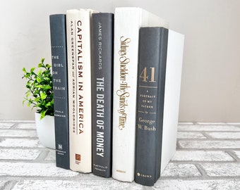 Shelf Decor Coffee Table Decor Modern Decor Home Decor Bookshelf Decor Book Display Decor Pretty Decor Book Stack Book Neutral Book Staging