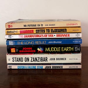 John Brunner Retro Sci Fi Book Science Fiction Book Vintage Sci Fi Paperback Classic Book Sci Fi Gift for Him Sci Fi Novel Vintage SF Book